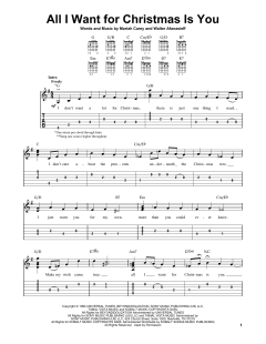 All I Want For Christmas Is You von Mariah Carey (Download) 