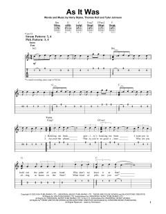As It Was von Harry Styles (Download) 