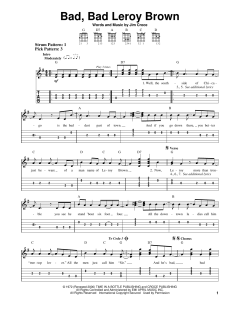 Bad, Bad Leroy Brown von Jim Croce (Download) 