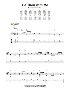 Be Thou With Me von Johann Sebastian Bach (Download) 