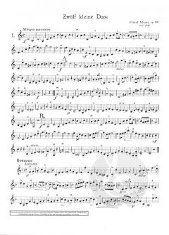 12 kleine Duos op. 38 Band 1 von Jacques-Féréol Mazas 