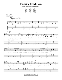 Family Tradition von Hank jr. Williams (Download) 