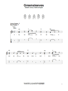 Greensleeves von Traditional English Folksong (Download) 