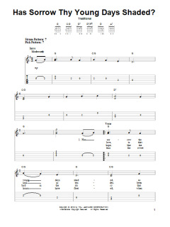 Has Sorrow Thy Young Days Shaded? von Traditional (Download) 
