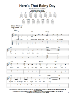 Here's That Rainy Day von Jimmy van Heusen (Download) 