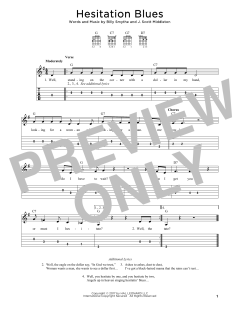 Hesitation Blues von Billy Smythe (Download) 