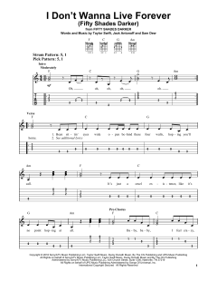I Don't Wanna Live Forever von Taylor Swift (Download) 