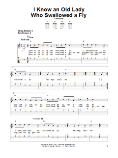 I Know An Old Lady Who Swallowed A Fly von Traditional (Download) 