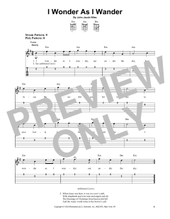 I Wonder As I Wander von John Jacob Niles (Download) 