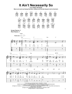 It Ain't Necessarily So von Ira Gershwin (Download) 