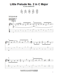 Little Prelude No. 2 In C Major von Johann Sebastian Bach (Download) 