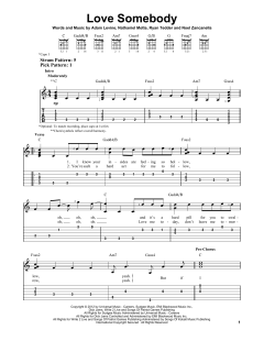 Love Somebody von Maroon 5 (Download) 