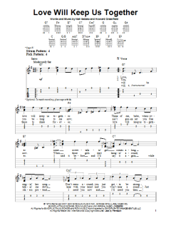 Love Will Keep Us Together von Captain & Tennille (Download) 