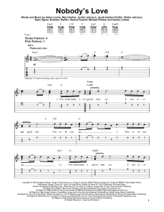 Nobody's Love von Maroon 5 (Download) 