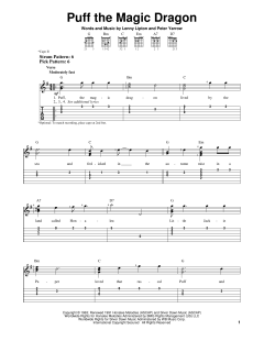 Puff The Magic Dragon von Peter, Paul & Mary (Download) 