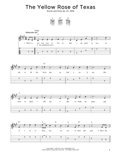 The Yellow Rose Of Texas (Download) 