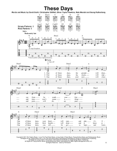 These Days von Foo Fighters (Download) 