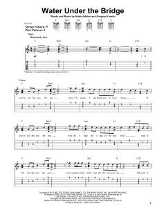 Water Under The Bridge von Adele (Download) 