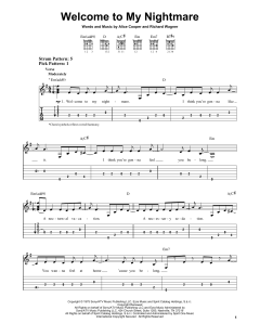 Welcome To My Nightmare von Alice Cooper (Download) 