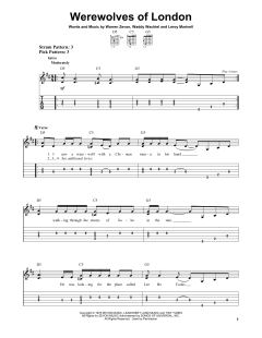Werewolves Of London von Warren Zevon (Download) 