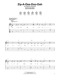 Zip-A-Dee-Doo-Dah von Ray Gilbert (Download) 