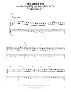 The Song Is You von Jerome Kern (Download) 