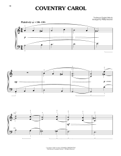 Coventry Carol von Robert Croo (Download) 