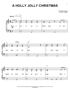 A Holly Jolly Christmas von Johnny Marks (Download) 