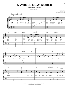 A Whole New World von Tim Rice (Download) 