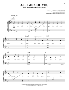 All I Ask Of You von Andrew Lloyd Webber (Download) 