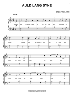 Auld Lang Syne von Robert Burns (Download) 