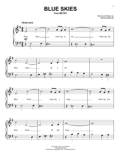 Blue Skies von Irving Berlin (Download) 
