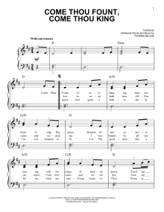 Come Thou Fount, Come Thou King von Traditional (Download) 