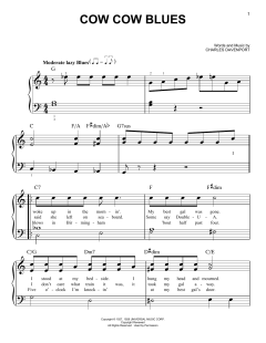 Cow Cow Blues von Charles Davenport (Download) 