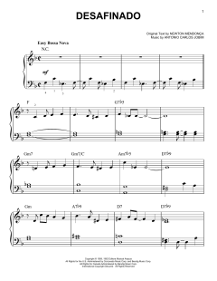 Desafinado von Antonio Carlos Jobim (Download) 