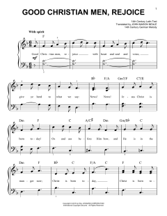 Good Christian Men, Rejoice von John Mason Neale (Download) 