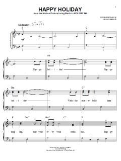 Happy Holiday von Irving Berlin (Download) 