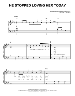 He Stopped Loving Her Today von Johnny Cash (Download) 