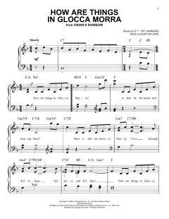 How Are Things In Glocca Morra von Burton Lane (Download) 