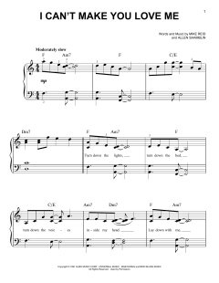 I Can't Make You Love Me von Bonnie Raitt (Download) 