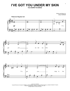 I've Got You Under My Skin von Cole Porter (Download) 