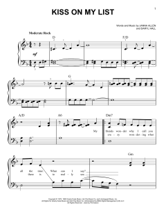 Kiss On My List von Hall & Oates (Download) 