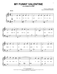 My Funny Valentine von Richard Rodgers (Download) 