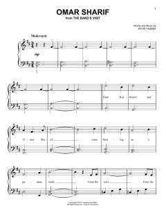 Omar Sharif von David Yazbek (Download) 