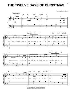 The Twelve Days Of Christmas von Traditional English Carol (Download) 
