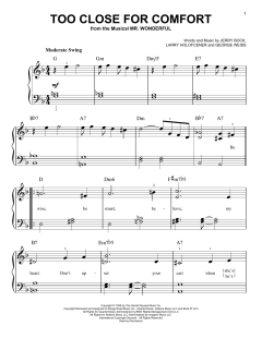 Too Close For Comfort von Jerry Bock (Download) 