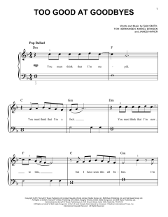 Too Good At Goodbyes von Sam Smith (Download) 