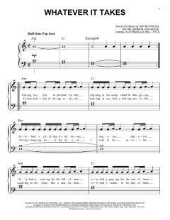 Whatever It Takes von Imagine Dragons (Download) 