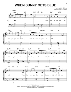 When Sunny Gets Blue von Jack Segal (Download) 