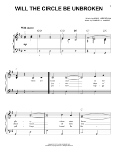 Will The Circle Be Unbroken von Charles Hutchinson Gabriel (Download) 